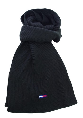 Tommy jeans schal schwarz uni - jeans,